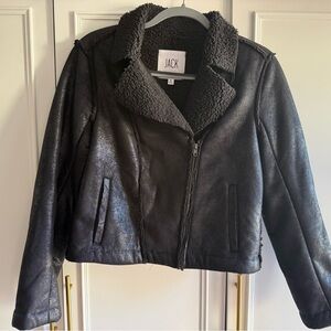 Jack by BB Dakota Women's Black Teddy Jacket